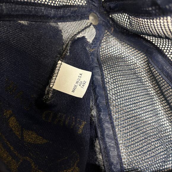 Vintage Ford-UAW T-Bird Team Navy Mesh Back Adjustable Trucker Hat Made‎ In USA - Picture 5 of 6